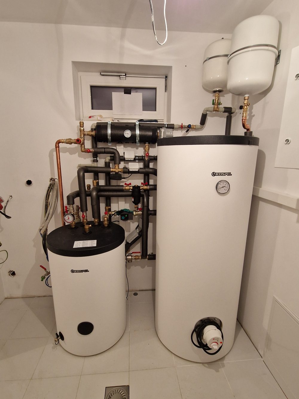 Instalace tepelného čerpadla